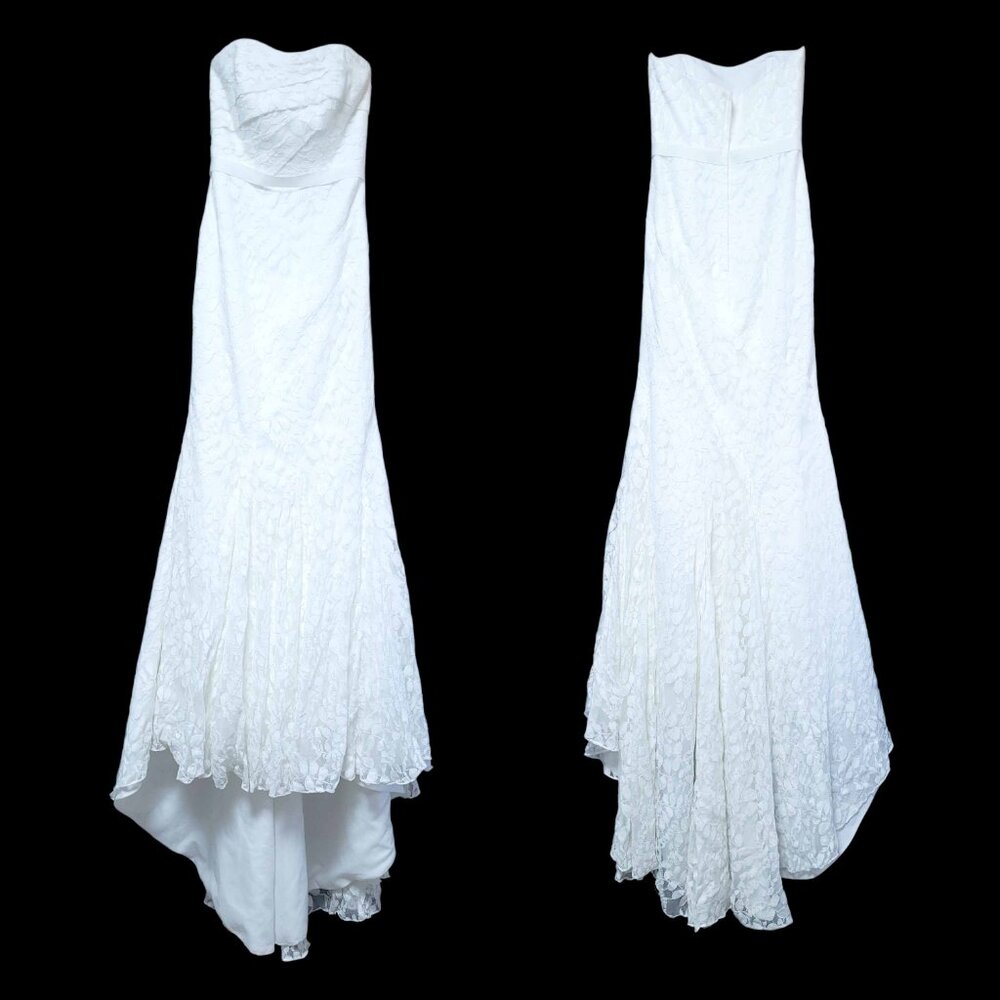 Galina Wedding Bridal Gowns Dress Strapless Size 4